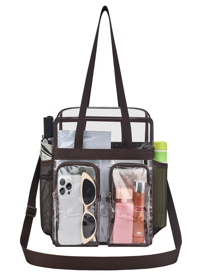 Oraben Clear Bag for Stadium Events 12x6x12 Clear Tote Bag for Women Transparent Lunch Bag for Work Sports Concert - Image 5